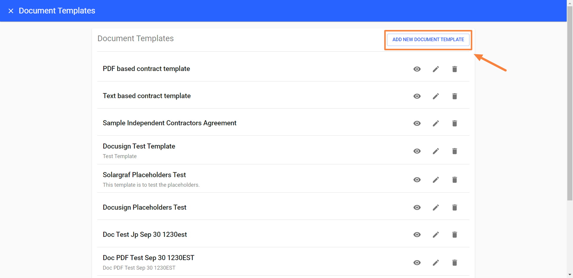 DocuSign How to Create a Document Template