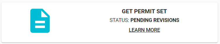 Tracking the progress of your Permit-Set Request