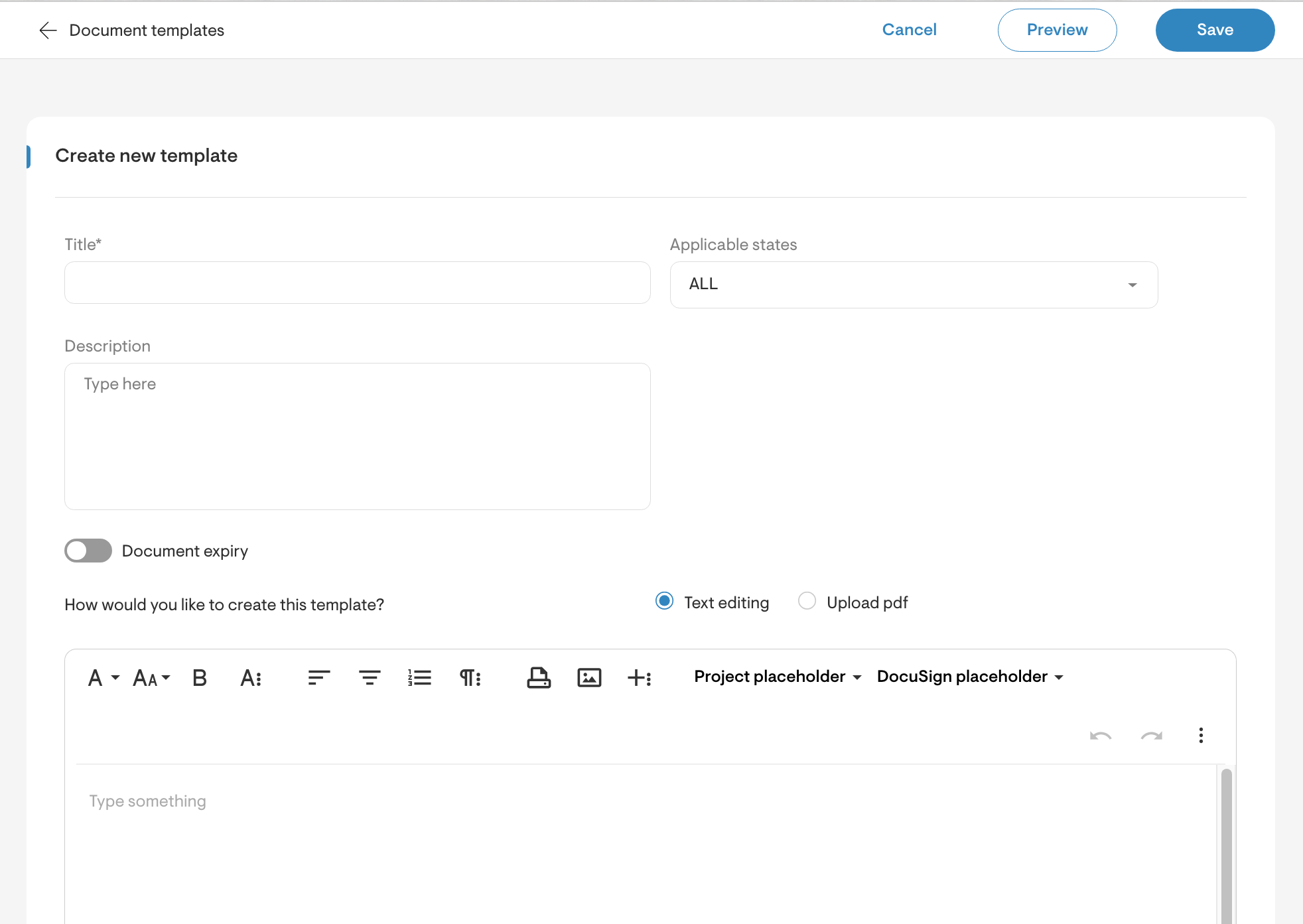 DocuSign: How to Create a Document Template